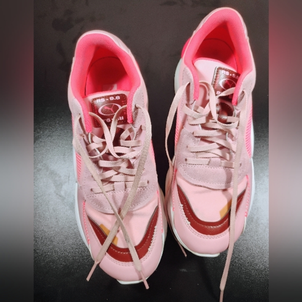 Puma RS 9.8 Proto Pink Burgundy Women’s Sneakers 9.5 Sneakers Only - Picture 10 of 14